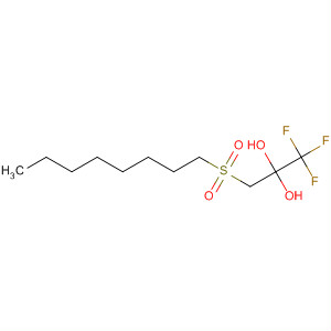 Molecular Structure of 197774-48-4 (2,2-Propanediol, 1,1,1-trifluoro-3-(octylsulfonyl)-)
