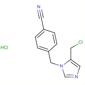 Benzonitrile, 4-[[5-(chloromethyl)-1H-imidazol-1-yl]methyl]-, monohydrochloride
