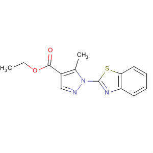 1H-Pyrazole-4-carboxylic acid, 1-(2-benzothiazolyl)-5-methyl-, ethyl ester