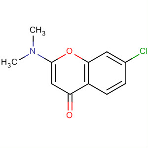 4H-1-Benzopyran-4-one, 7-chloro-2-(dimethylamino)-