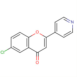 4H-1-Benzopyran-4-one, 6-chloro-2-(4-pyridinyl)-