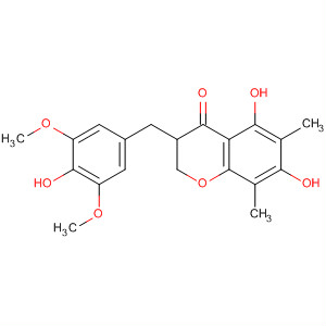 5,7-Dihydroxy-3-(4-hydroxy-3,5-
diMethoxybenzyl)-6,8-diMethylchroMan-4-one