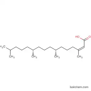 Molecular Structure of 22352-57-4 (2-Hexadecenoic acid, 3,7,11,15-tetramethyl-, (2Z,7R,11R)-)
