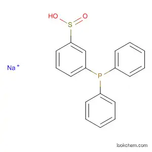 Molecular Structure of 226420-48-0 (Benzenesulfinic acid, 3-(diphenylphosphino)-, sodium salt)