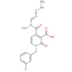3-Pyridinecarboxylic acid,  1-[(3-chlorophenyl)methyl]-1,2-dihydro-2-oxo-,  2-[(methylamino)thioxomethyl]hydrazide