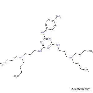 Molecular Structure of 283614-54-0 (1,3,5-Triazine-2,4,6-triamine,
N-(4-aminophenyl)-N',N''-bis[3-(dibutylamino)propyl]-)