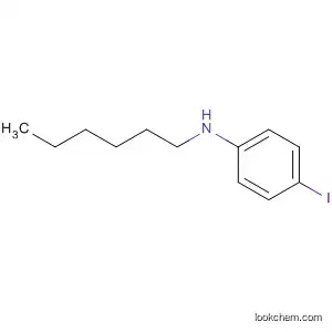 Molecular Structure of 284044-54-8 (Benzenamine, N-hexyl-4-iodo-)