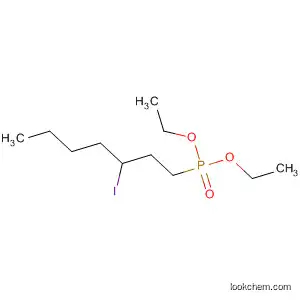 Molecular Structure of 284661-82-1 (Phosphonic acid, (3-iodoheptyl)-, diethyl ester)