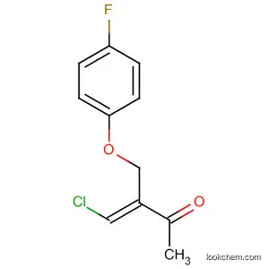 Molecular Structure of 299160-78-4 (3-Buten-2-one, 4-chloro-3-[(4-fluorophenyl)hydroxymethyl]-, (3E)-)