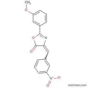Molecular Structure of 299438-93-0 (5(4H)-Oxazolone, 2-(3-methoxyphenyl)-4-[(3-nitrophenyl)methylene]-)