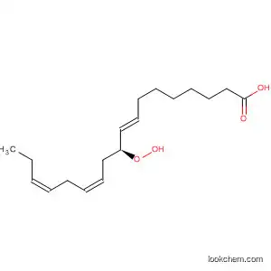 Molecular Structure of 313472-61-6 (8,12,15-Octadecatrienoic acid, 10-hydroperoxy-, (8E,10S,12Z,15Z)-)
