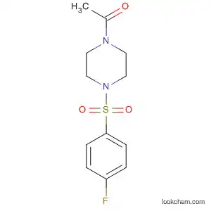 Molecular Structure of 314728-84-2 (Piperazine, 1-acetyl-4-[(4-fluorophenyl)sulfonyl]-)