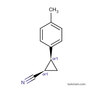 Molecular Structure of 331941-36-7 (Cyclopropanecarbonitrile, 2-(4-methylphenyl)-, (1R,2S)-rel-)