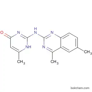 Molecular Structure of 332074-09-6 (4(1H)-Pyrimidinone, 2-[(4,6-dimethyl-2-quinazolinyl)amino]-6-methyl-)