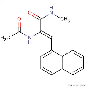 Molecular Structure of 360078-83-7 (2-Propenamide, 2-(acetylamino)-N-methyl-3-(1-naphthalenyl)-, (2Z)-)