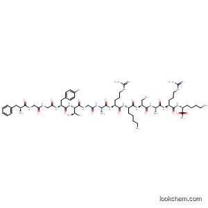 Molecular Structure of 380620-90-6 (L-Lysinamide,
L-phenylalanylglycylglycyl-4-chloro-L-phenylalanyl-L-threonylglycyl-L-alanyl
-L-arginyl-L-lysyl-L-seryl-L-alanyl-L-arginyl-)