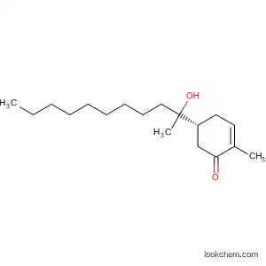 Molecular Structure of 383877-59-6 (2-Cyclohexen-1-one, 5-(1-hydroxy-1-methyldecyl)-2-methyl-, (5R)-)