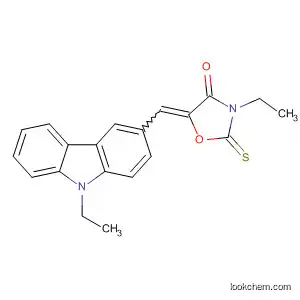 Molecular Structure of 385843-65-2 (4-Oxazolidinone,
3-ethyl-5-[(9-ethyl-9H-carbazol-3-yl)methylene]-2-thioxo-)