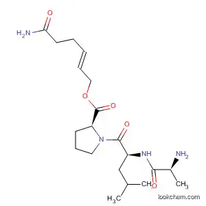 L-Proline, L-alanyl-L-leucyl-, (2E)-6-amino-6-oxo-2-hexenyl ester