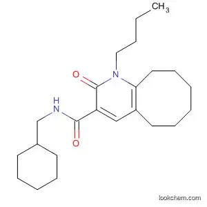 Cycloocta[b]pyridine-3-carboxamide,
1-butyl-N-(cyclohexylmethyl)-1,2,5,6,7,8,9,10-octahydro-2-oxo-
