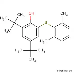 Molecular Structure of 477949-44-3 (Phenol, 2,4-bis(1,1-dimethylethyl)-6-[(2,6-dimethylphenyl)thio]-)