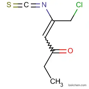 Molecular Structure of 478016-10-3 (4-Hexen-3-one, 6-chloro-5-isothiocyanato-)