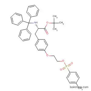 Molecular Structure of 478037-15-9 (L-Tyrosine, O-(2-tosyloxyethyl)-N-trityl, tert-butyl ester)
