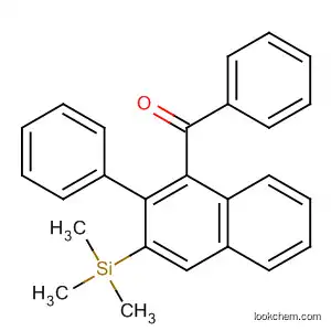 Molecular Structure of 478156-66-0 (Methanone, phenyl[2-phenyl-3-(trimethylsilyl)-1-naphthalenyl]-)