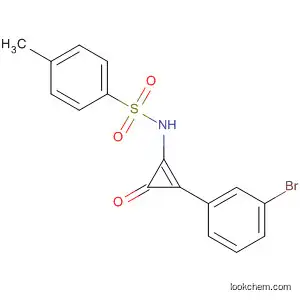Molecular Structure of 478167-54-3 (Benzenesulfonamide,
N-[2-(3-bromophenyl)-3-oxo-1-cyclopropen-1-yl]-4-methyl-)