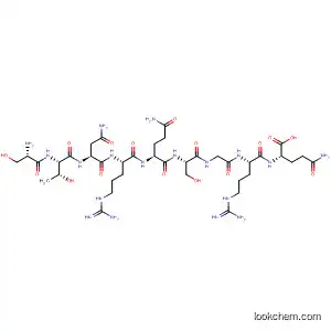 Molecular Structure of 479417-94-2 (L-Glutamine,
L-seryl-L-threonyl-L-asparaginyl-L-arginyl-L-glutaminyl-L-serylglycyl-L-argin
yl-)