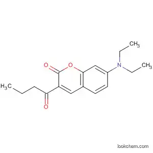 Molecular Structure of 483317-73-3 (2H-1-Benzopyran-2-one, 7-(diethylamino)-3-(1-oxobutyl)-)