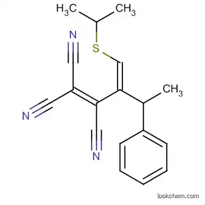 1-Pentene-1,1,2-tricarbonitrile,
3-[[(1-methylethyl)thio]methylene]-4-phenyl-, (3Z)-