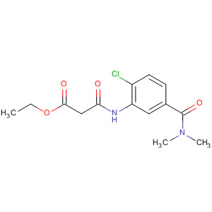 Propanoic acid,  3-[[2-chloro-5-[(dimethylamino)carbonyl]phenyl]amino]-3-oxo-, ethyl  ester