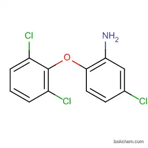 Molecular Structure of 502186-04-1 (Benzenamine, 5-chloro-2-(2,6-dichlorophenoxy)-)