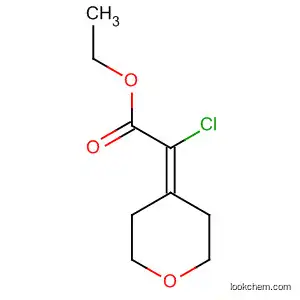Acetic acid, chloro(tetrahydro-4H-pyran-4-ylidene)-, ethyl ester