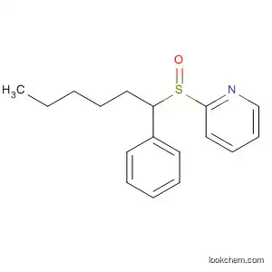 Pyridine, 2-[(1-phenylhexyl)sulfinyl]-