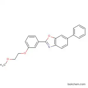 Molecular Structure of 537028-83-4 (Benzoxazole, 2-[3-(2-methoxyethoxy)phenyl]-6-phenyl-)