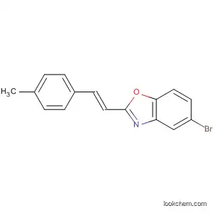 Molecular Structure of 537029-49-5 (Benzoxazole, 5-bromo-2-[(1E)-2-(4-methylphenyl)ethenyl]-)