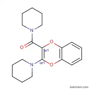 Molecular Structure of 537049-98-2 (Piperidine,
1-[[(2R,3R)-2,3-dihydro-3-(1-piperidinyl)-1,4-benzodioxin-2-yl]carbonyl]-
, rel-)