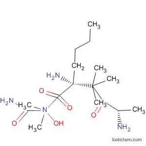 L-Valinamide,
(2R)-N-(aminocarbonyl)-2-butyl-N-hydroxy-b-alanyl-N,N,3-trimethyl-