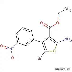 3-Thiophenecarboxylic acid, 2-amino-5-bromo-4-(3-nitrophenyl)-, ethyl
ester