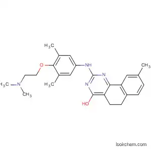 Molecular Structure of 538368-04-6 (Benzo[h]quinazolin-2-amine,
N-[4-[2-(dimethylamino)ethoxy]-3,5-dimethylphenyl]-5,6-dihydro-9-meth
oxy-)