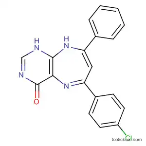 Molecular Structure of 538369-00-5 (4H-Pyrimido[4,5-b][1,4]diazepin-4-one,
6-(4-chlorophenyl)-1,9-dihydro-8-phenyl-)