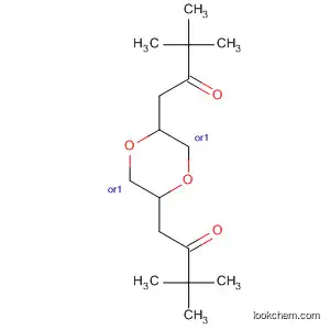 Molecular Structure of 557085-50-4 (2-Butanone, 1,1'-(2R,5S)-1,4-dioxane-2,5-diylbis[3,3-dimethyl-, rel-)