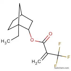Molecular Structure of 557103-18-1 (2-Propenoic acid, 2-(trifluoromethyl)-, 1-ethylbicyclo[2.2.1]hept-2-yl
ester)