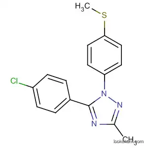 Molecular Structure of 557791-09-0 (1H-1,2,4-Triazole, 5-(4-chlorophenyl)-3-methyl-1-[4-(methylthio)phenyl]-)