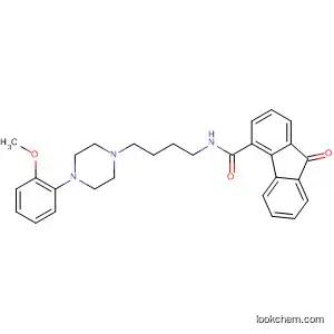 Molecular Structure of 560117-03-5 (9H-Fluorene-4-carboxamide,
N-[4-[4-(2-methoxyphenyl)-1-piperazinyl]butyl]-9-oxo-)