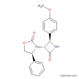 Molecular Structure of 561305-46-2 (2-Oxazolidinone,
3-[(2R,3R)-2-(4-methoxyphenyl)-4-oxo-3-azetidinyl]-4-phenyl-, (4S)-)