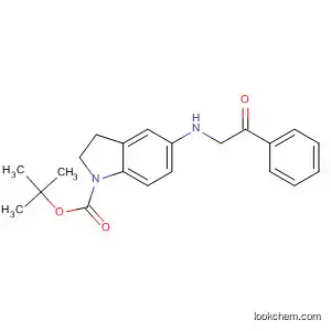 1H-Indole-1-carboxylic acid, 5-(benzoylmethylamino)-2,3-dihydro-,
1,1-dimethylethyl ester