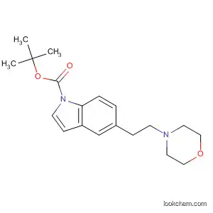 Molecular Structure of 561307-70-8 (1H-Indole-1-carboxylic acid, 5-[2-(4-morpholinyl)ethyl]-,
1,1-dimethylethyl ester)